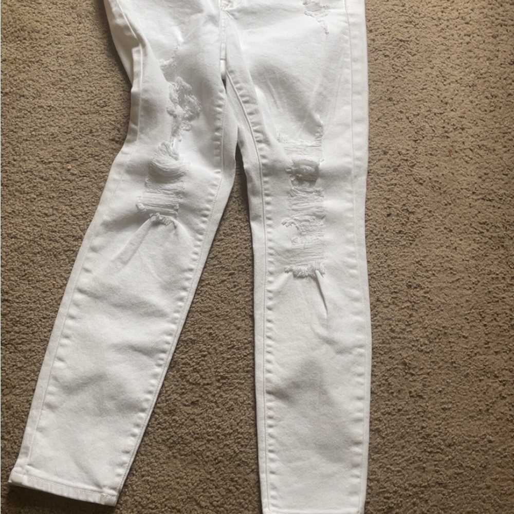 Windsor White Skinny Jeans Distressed Casual